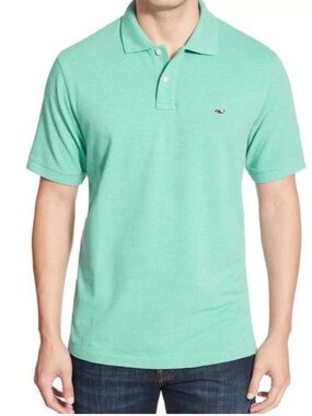 Vineyard Vines Men's Polo in Light Green